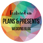 Plans & Presents Wedding Blog badge