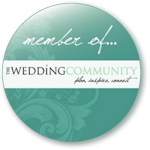 Member of wedding community badge