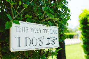 I do Wedding Sign | Essex Wedding Planner