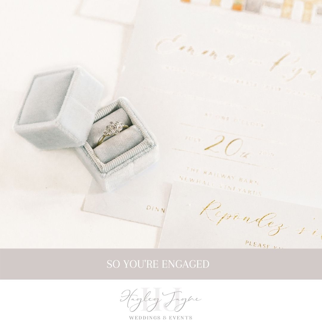 So You're Engaged | Essex Wedding Planner