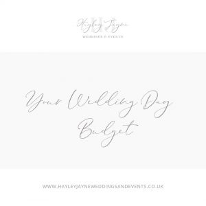 Your Wedding Day Budget | Essex Wedding Planner