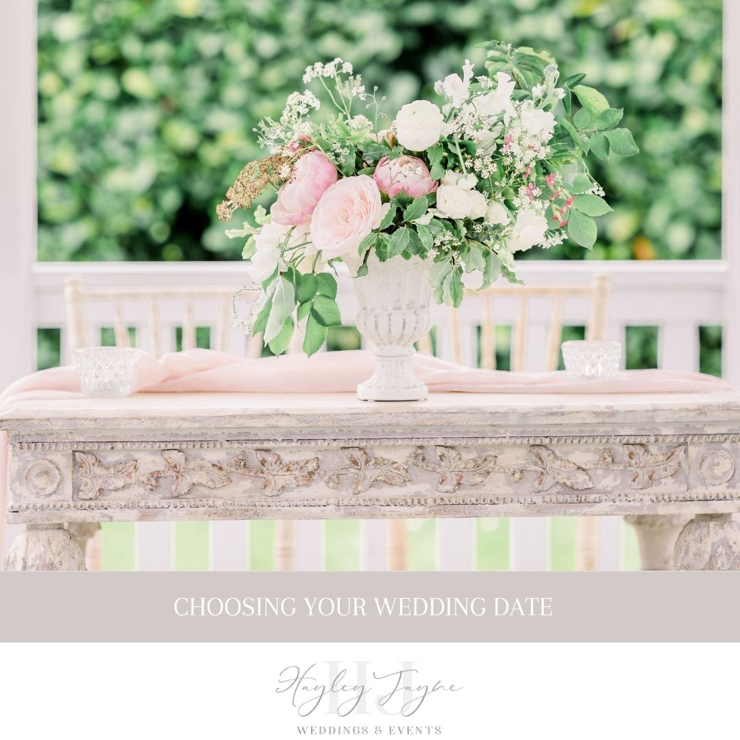 Choosing your wedding date | Essex Wedding Planner