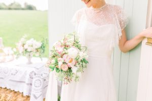Bride with wedding bouquet | Essex Wedding Planner