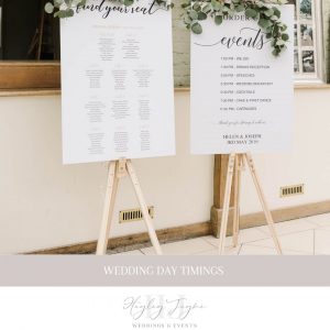 Timings for your wedding day | Essex Wedding planner