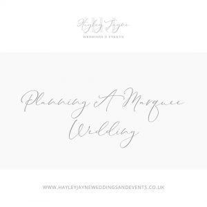 Planning A Marquee Wedding | Essex Wedding Planner