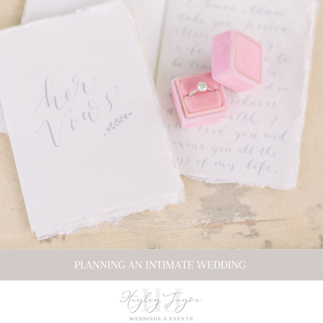 Planning An Intimate Wedding | Essex Wedding Planner