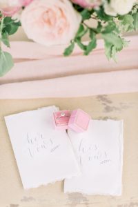 His & Her's Wedding Vow Book | Essex Wedding Planner