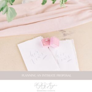 Planning An Intimate Proposal | Essex Wedding Planner