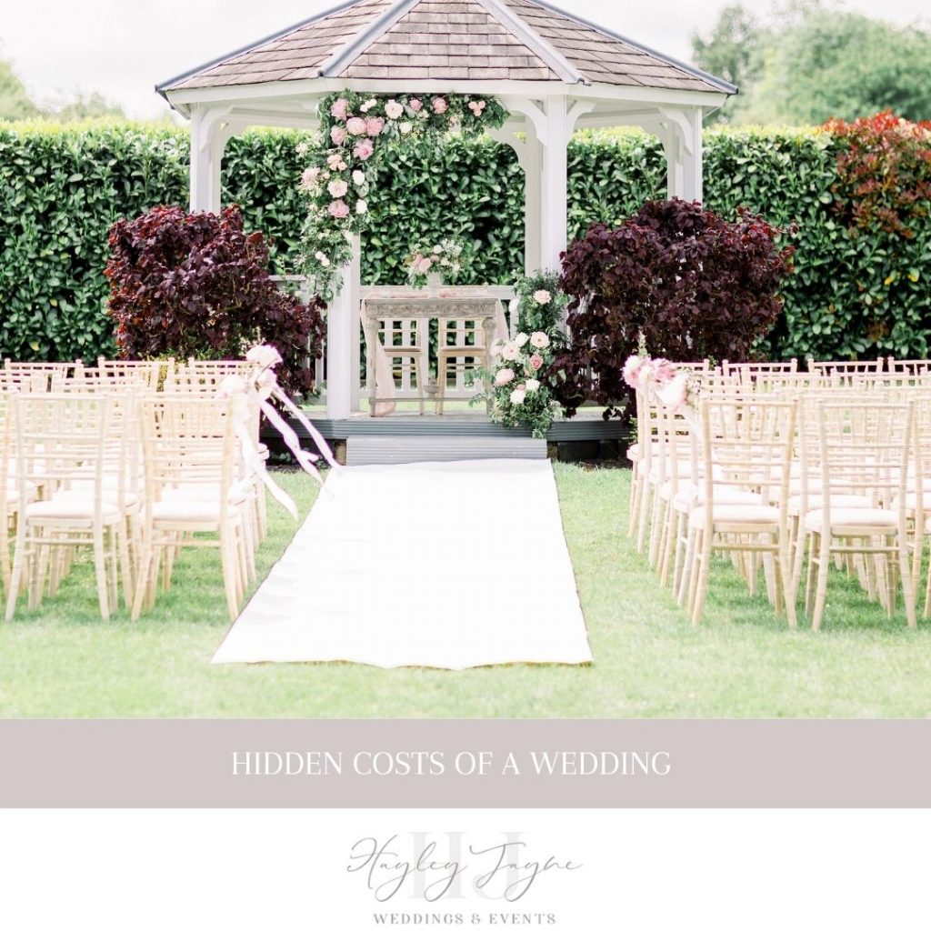 Hidden Costs Of A Wedding | Essex Wedding Planner