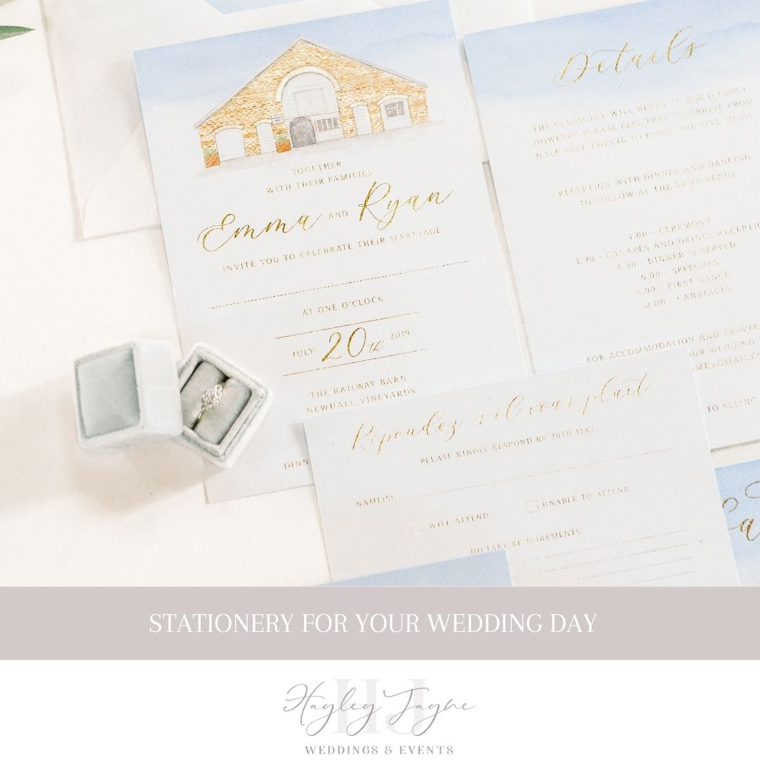 Stationery for your wedding day | Essex Wedding Planner