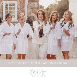 Bride & Bridesmaids on Wedding Morning | Luxury Essex Wedding Planner
